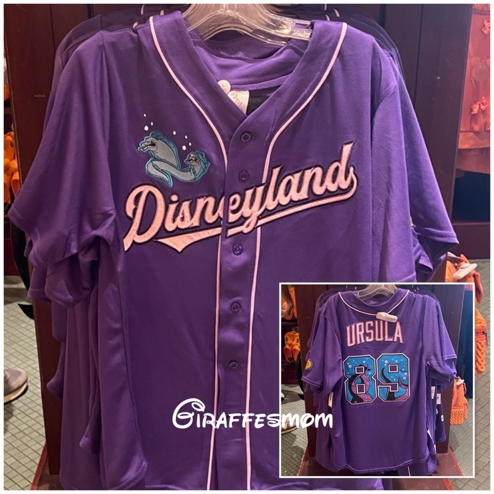 Disneyland Ursula #89 Baseball Jersey NEW